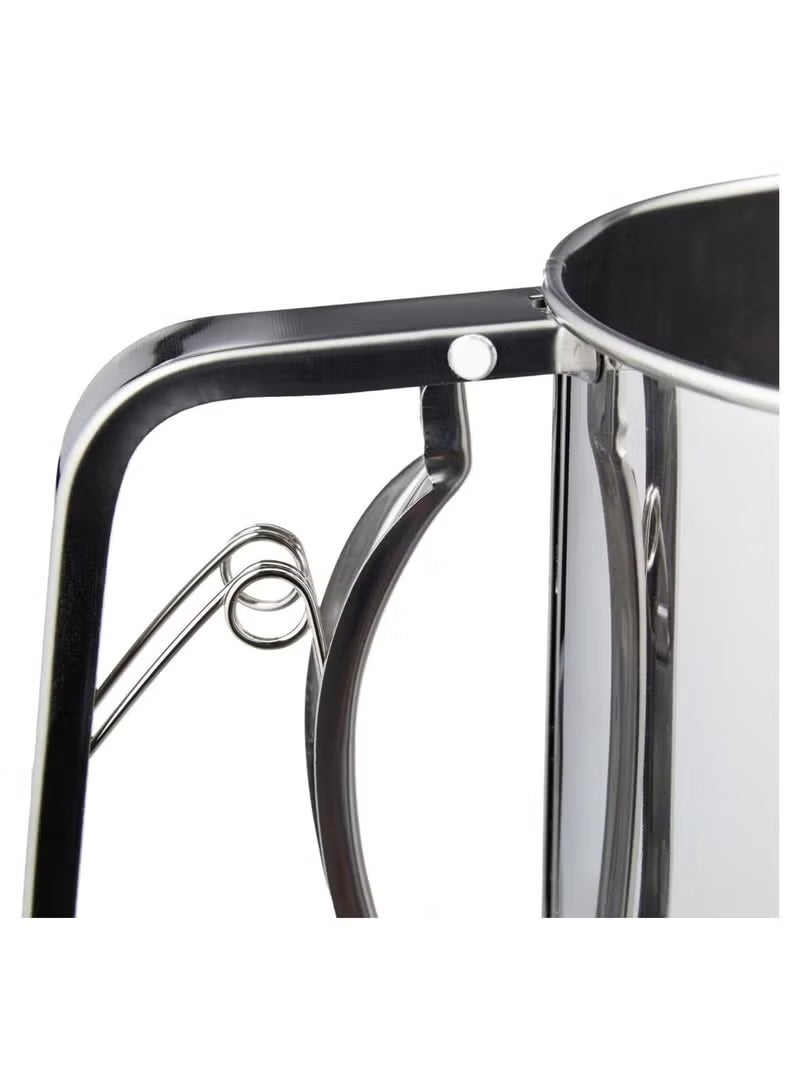 منخل دقيق ستانلس ستيل بيد واحدة مع مقبض زناد عملي - Image 2