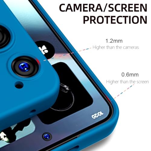 Kapa Matte Protective Lens Flexible Back Cover for Nothing Phone 3 5G | Slim Silicone with Soft Lining Shockproof Full Body Bumper Case (Blue) - Image 3
