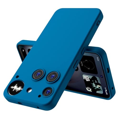 Kapa Matte Protective Lens Flexible Back Cover for Nothing Phone 3 5G | Slim Silicone with Soft Lining Shockproof Full Body Bumper Case (Blue) - Image 1