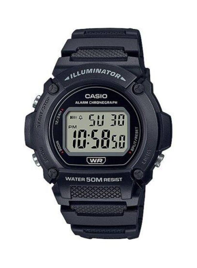 CASIO Men's Resin Digital Watch W-219H-1AVDF - 47.1 mm