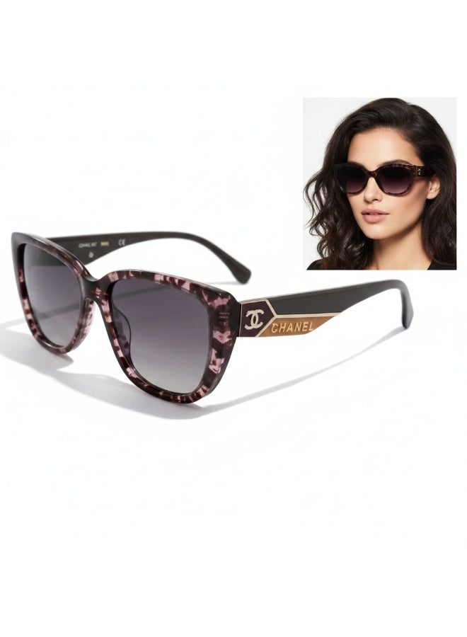 sunglasses with a Havana pattern frame and gradient lenses, code 15