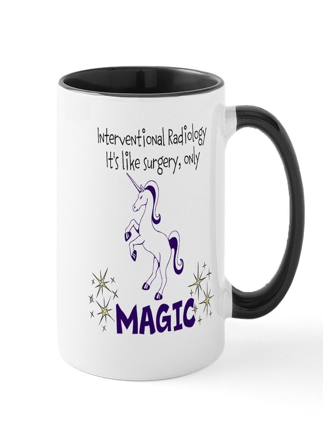 cafe press CafePress Interventional Radiology Is Magic Mugs 11 oz (325 ml) Ceramic Coffee Mug - Image 1