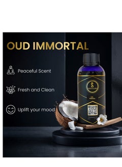 Scenta Flora Oud Immortal - Diffuser Aroma Oil - Soothing, Healing, and Relaxing Fragrance for Scent Diffusers - Aromatherapy (500 ml)  - Image 1