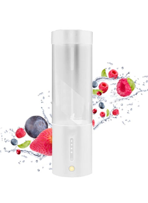 Personal Blender for Shakes and Smoothies, 16 Oz Portable Blender with 6 Blades, USB Rechargeable Smoothie Blender for Home Travel Office, White