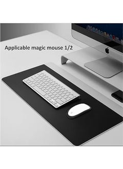 Realfrog Silicone Case Cover Protective for Apple Magic Mouse 2 & Apple Magic Mouse 1 Soft Protective Case for Apple Magic iPad Mouse Ultra Thin Cover Silica Gel Anti-Drop Mouse Accessories (Black+Blue)  - Image 3