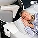 XetraDesign Bed Wedge Pillow for Headboard Gap Up to 7 Triangle Gap Filler for Bed Mattress Wedge Gap Filler Headboard Space Filler Corner Pillow White King 76 - Image 1