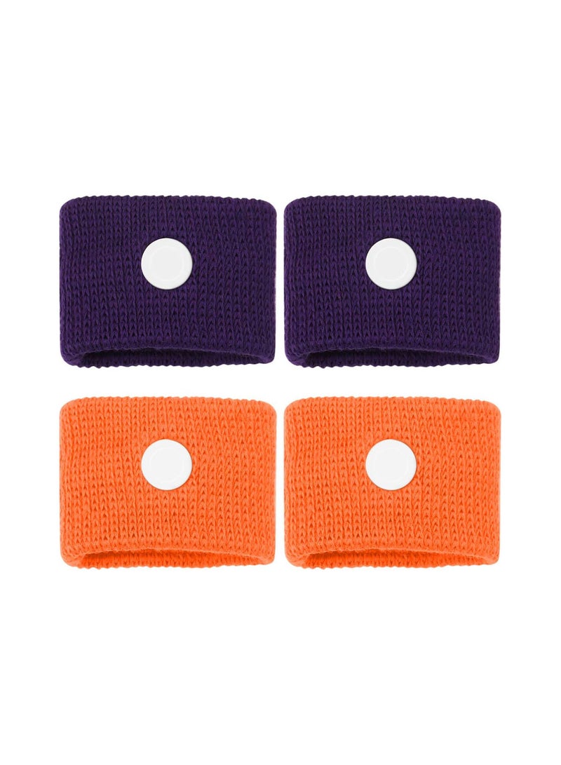 GGOOT Motion Sickness Relief Wristbands Acupressure Anti-Nausea Relief Band for Sea Car Flying Pregnant Travel Sickness Bracelet 2 Pairs (Random Color) - Image 1