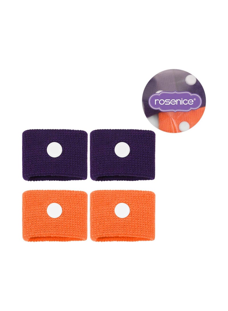 GGOOT Motion Sickness Relief Wristbands Acupressure Anti-Nausea Relief Band for Sea Car Flying Pregnant Travel Sickness Bracelet 2 Pairs (Random Color) - Image 5