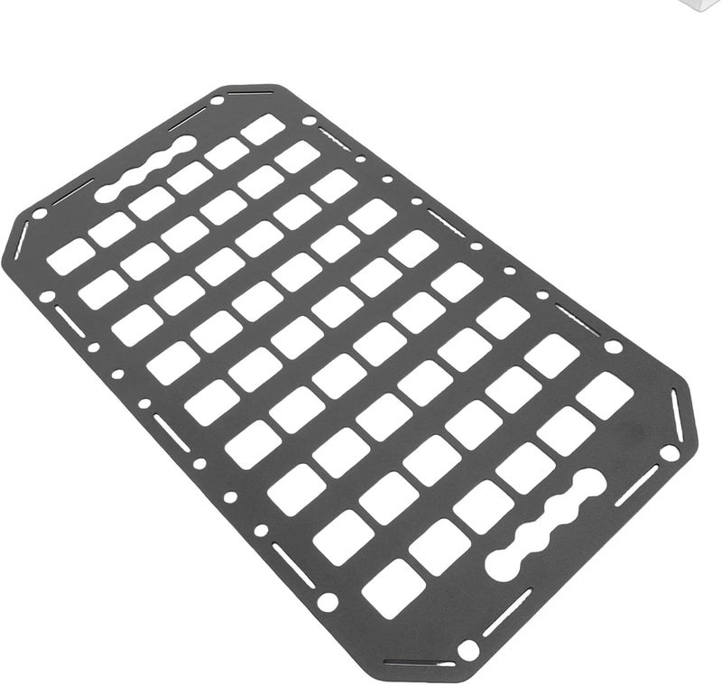 Zerodis Truck Bed Molle Panel Cargo Racks Organizer with Secured Mounting Lightweight Design for Trucks SUVs RVs Truck Bed Molle Panel Aluminum Tool Storage Other Vehicles - Image 4