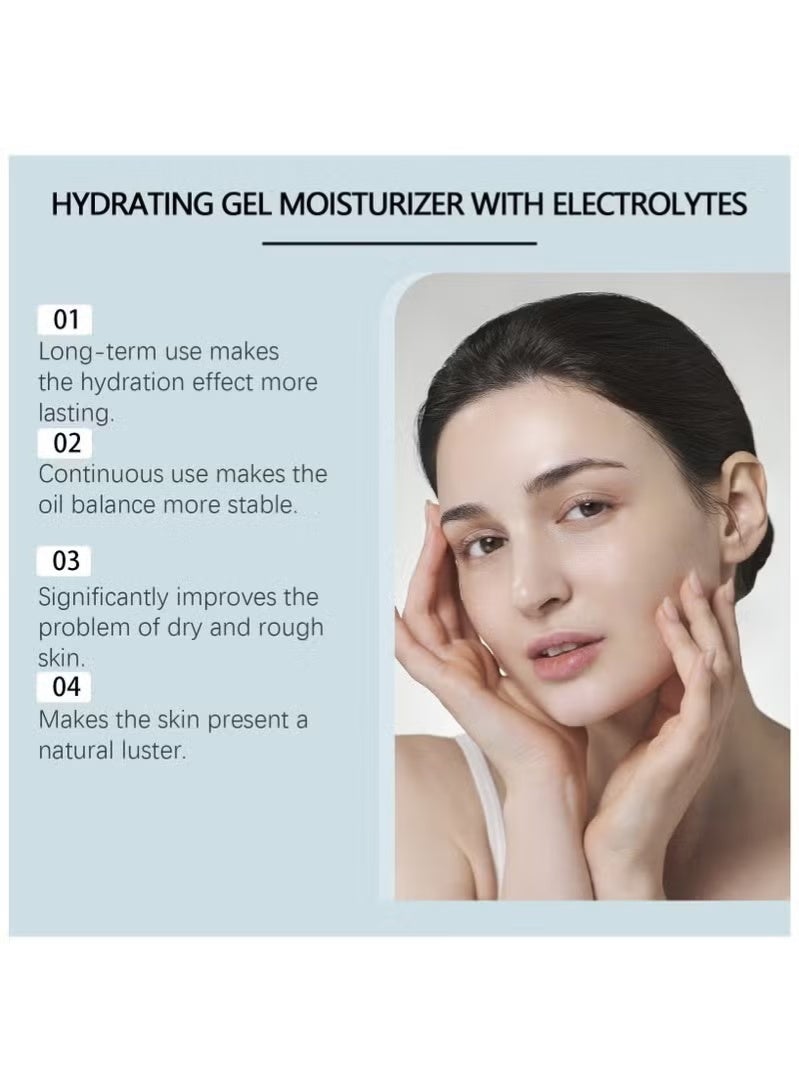 Hoygi Hydrating Gel Moisturizer 50ml/1.6oz – Oil-Free Moisturizer with Electrolytes to Hydrate, Balance, and Smooth Skin – Skin Care For Face - Image 4