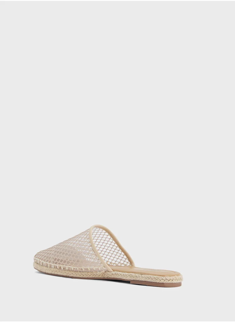 جينجر Slip On Mesh Espadrille