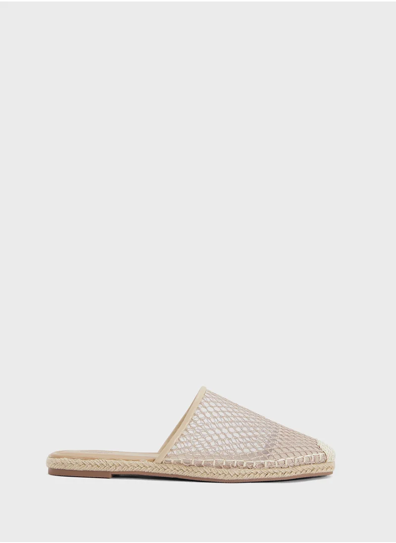 جينجر Slip On Mesh Espadrille