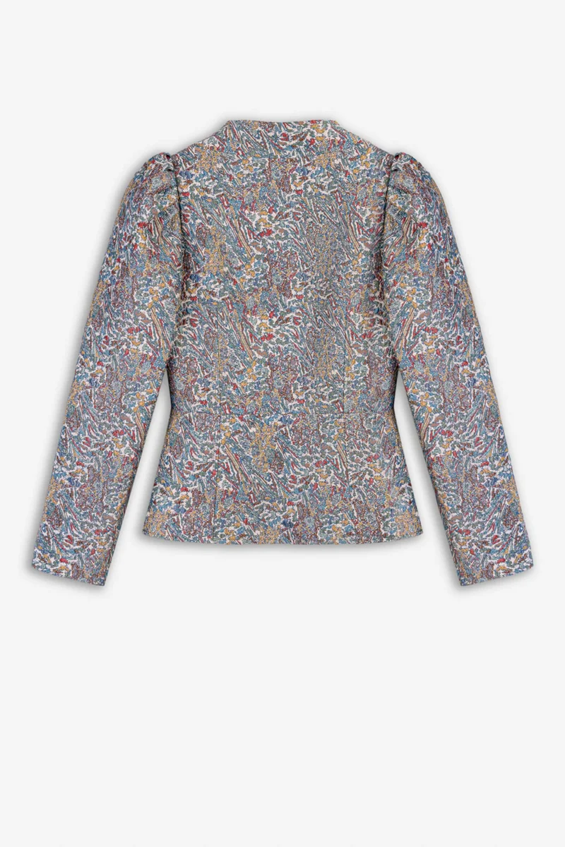 Nocturne Jacquard Stand Collar Jacket