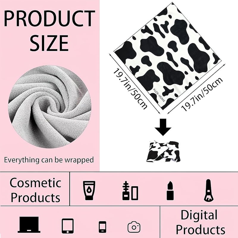 Kidoca Self Adhesive Cloth Wrap for Magic Makeup Bag, Multi-Purpose Anti-Scratch Camera Lens Wrap, Portable Cosmetic Bag, Protective Cloth, 20x20 Inches - Image 2