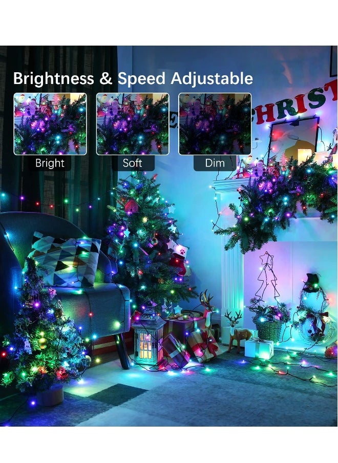 Generic Halloween Lights Rgb Christmas Lights 66Ft 200 LED Color Changing Light With Remote Dimmable Christmas Lights Outdoor Indoor Waterproof Indoor Wedding Party Decorations  - Image 2