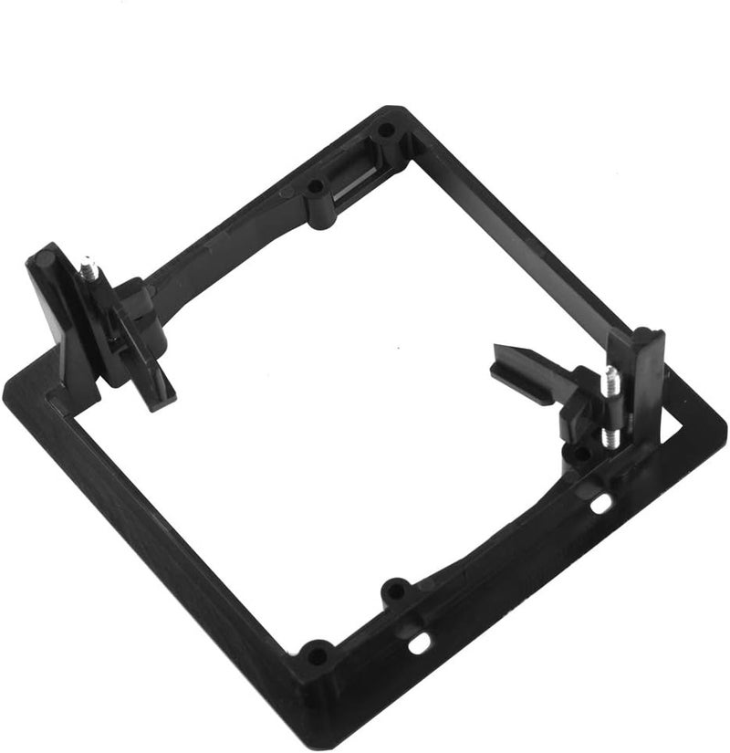 TENINYU Low Voltage Mounting Bracket (2-Gang, 2 Pack), 2-Gang/Double-Gang Mounting Bracket [Mounting Screws Included] for Wall Plate, Black - Image 3