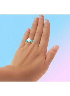 Polly Pocket Keepsake Collection Mermaid Dreams Collectible Compact Underthesea Theme Special Box 2 Mermaid Dolls Wearable Ring & More Collectible Gift Ages 4 Years Old & Up  - Image 5