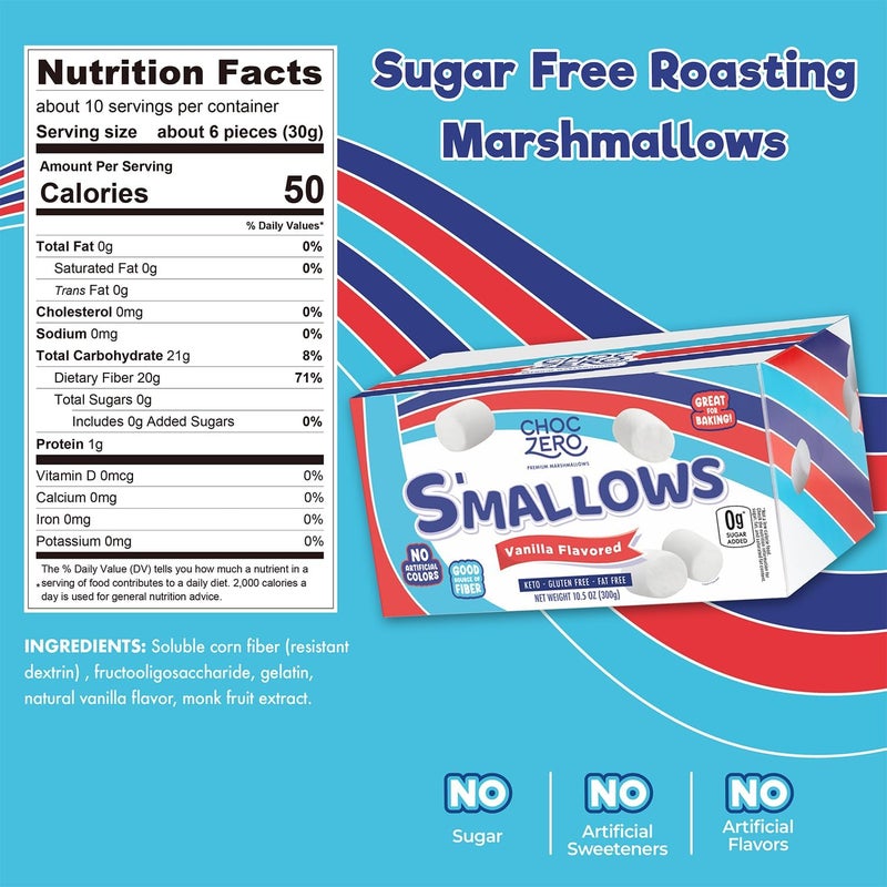 ChocZero Sugar Free Vanilla Marshmallows - Image 2