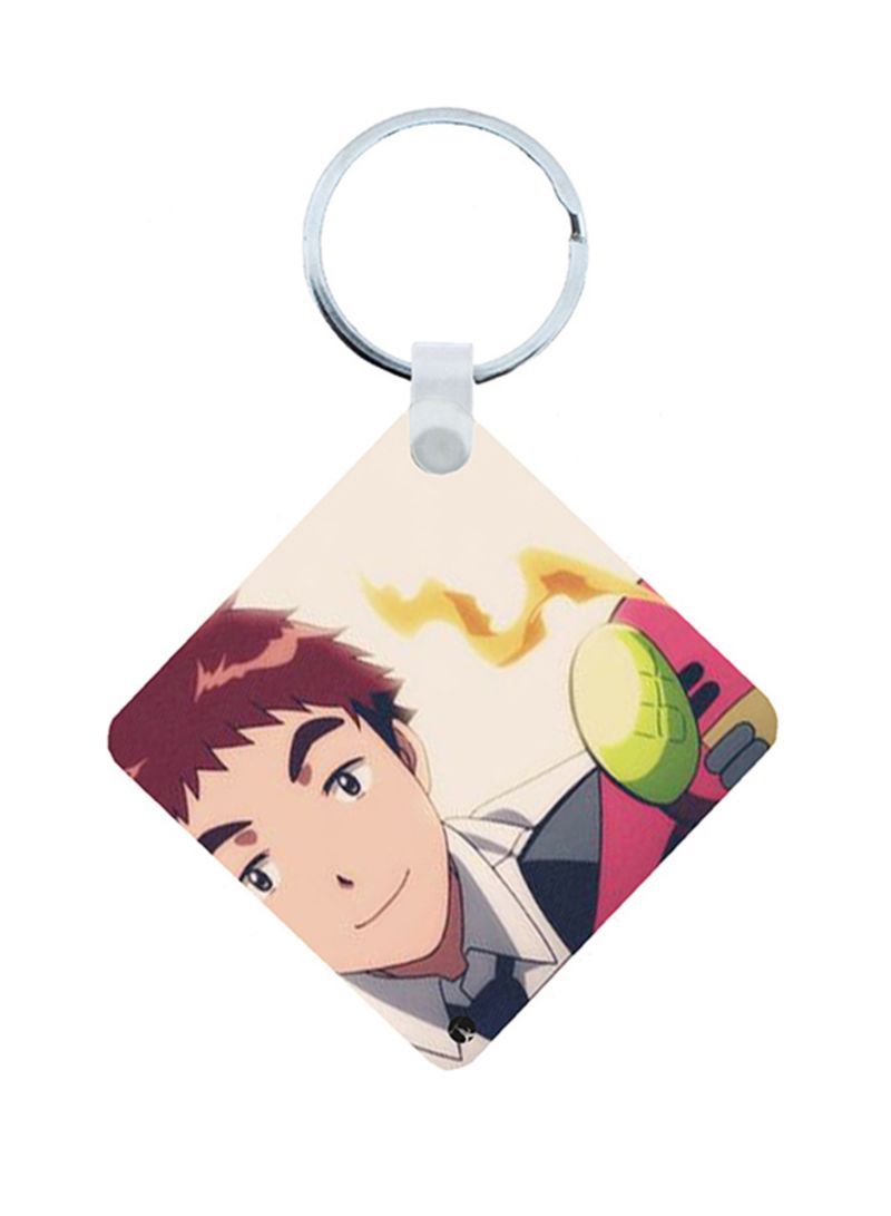 RKN Digimon Anime Wooden Keychain