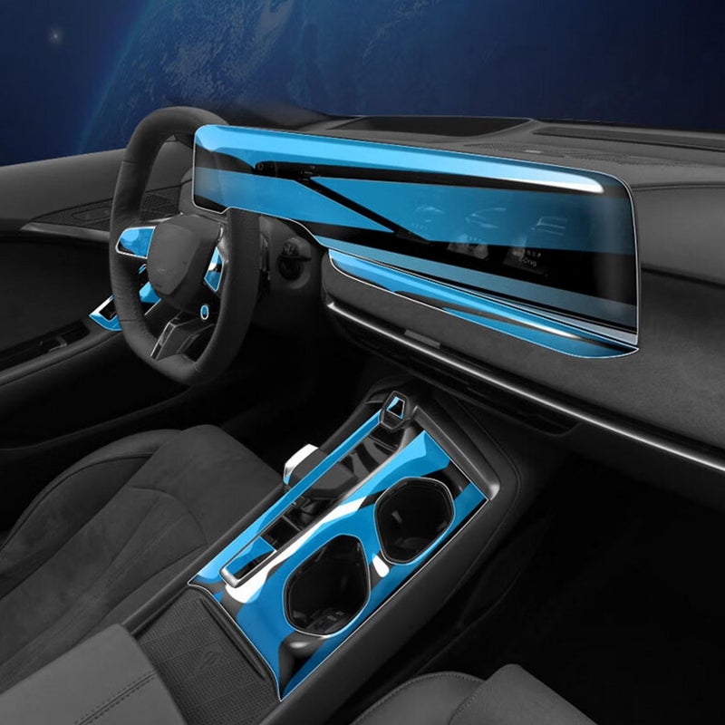 فيلم شفاف TPU من PACSCI لحماية الداخلية لمركبة MG 7 2023 ملصق شاشة وحدة التحكم المركزية شاشة جهاز الملاحة ملحقات السيارة - Image 1