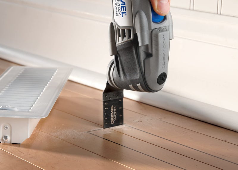 Dremel MM480 Wood Drywall Oscillating Multitool Blade, High Speed Steel Saw Blade Ideal For Wood Cutting Applications â€“ Universal Quick-Fit Interface Fits Bosch, Makita, Milwaukee and Rockwell, Black - Image 3