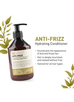 Insight Insight Clean Beauty Anti Frizz Conditioner, Hydrating, Organic Linseed Extract, Vegan, 13.5 fl oz  - Image 3