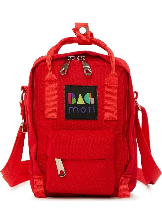 Bagmori Red Cross Square Parachute Mini Bag
