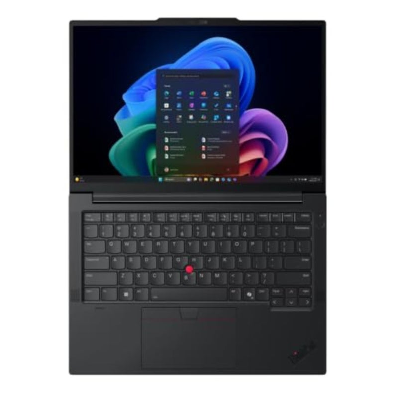 ThinkPad E14 Gen 8 Business Laptop Intel Core Ultra 7 355 16GB DDR5 RAM 512GB PCIe Gen4 SSD 14 WUXGA IPS شاشة مضادة للتوهج واي فاي 7 FHD كاميرا تعمل بالأشعة تحت الحمراء Windows 11 pro أسود - Image 2