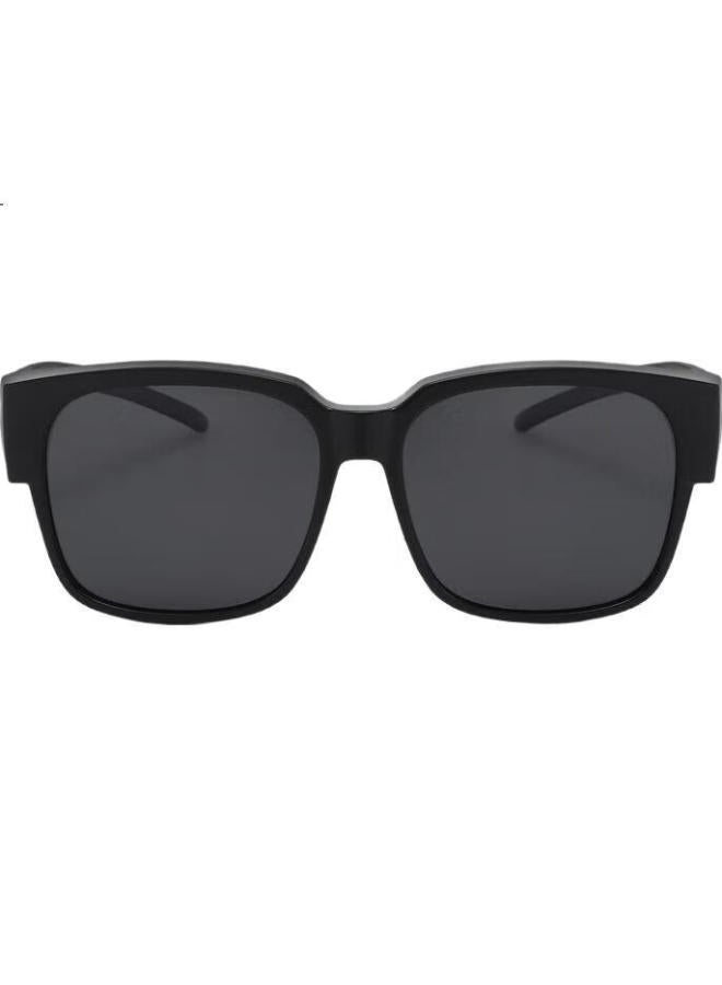 Bai Xiaoshe Bai Xiaoshu Sunglasses Clip-On For Nearsighted Glasses, Beige Foldable Style, Sunglasses For Men And Women, Driving Uv Protection Polarized Sunglasses - Image 2