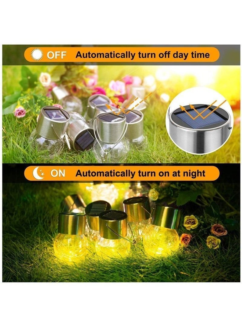 Outdoor Hanging Solar Light 4 Pack Cracked Glass Lights Waterproof LED Decorative Ball Garden Patio Umbrella Holiday Decoration - pzsku/Z77B4723DEE92111FBD6AZ/45/_/1678875730/ff78bd3e-8140-48dd-8f87-77244c89d05c