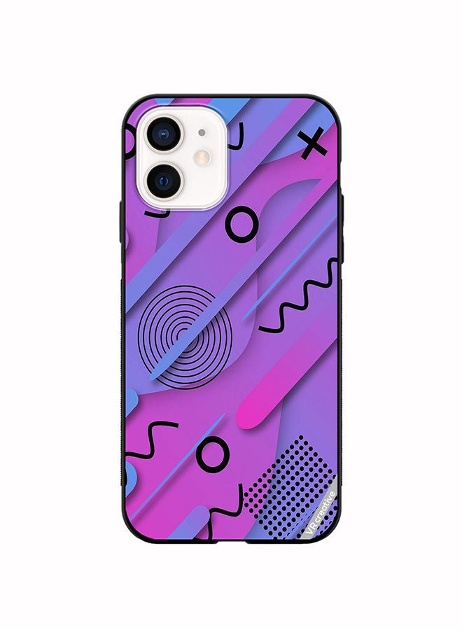 VR CREATIVE Protective Case Cover For Apple iPhone 12 mini Layers With Xo Design Multicolour - Image 1