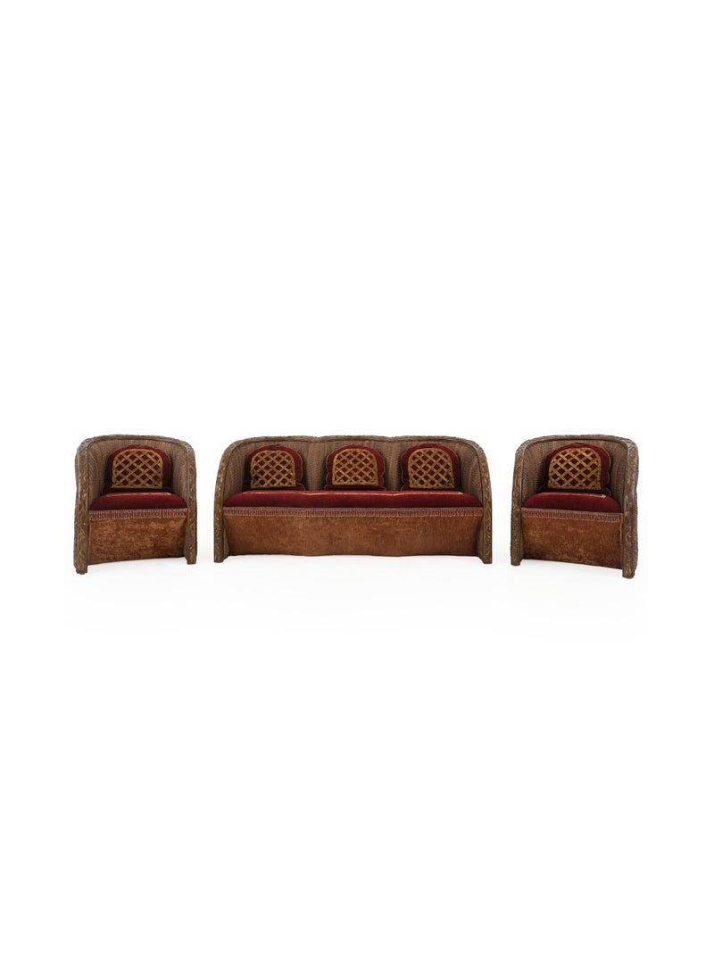 Gallery - Italian Velvet Sofa Set | The Gallery - Image 1