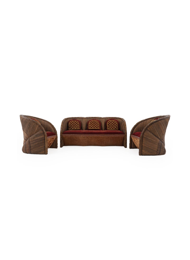 Gallery - Italian Velvet Sofa Set | The Gallery - Image 1