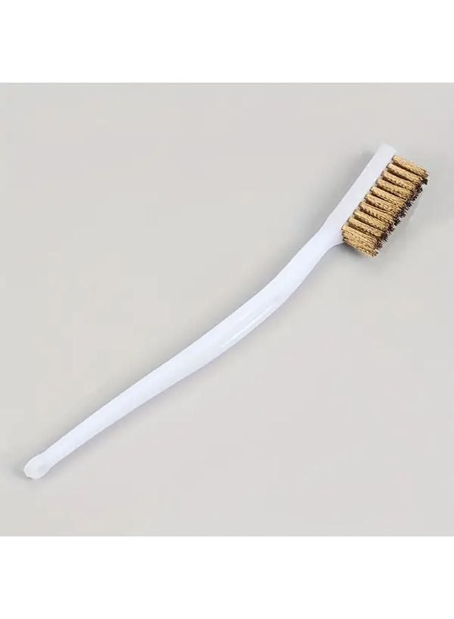 1 قطعة أداة تنظيف فوهة طابعة ثلاثية الأبعاد فرشاة شعيرات نحاسية بالكامل لإزالة الصدأ من كتلة السخان - Image 1