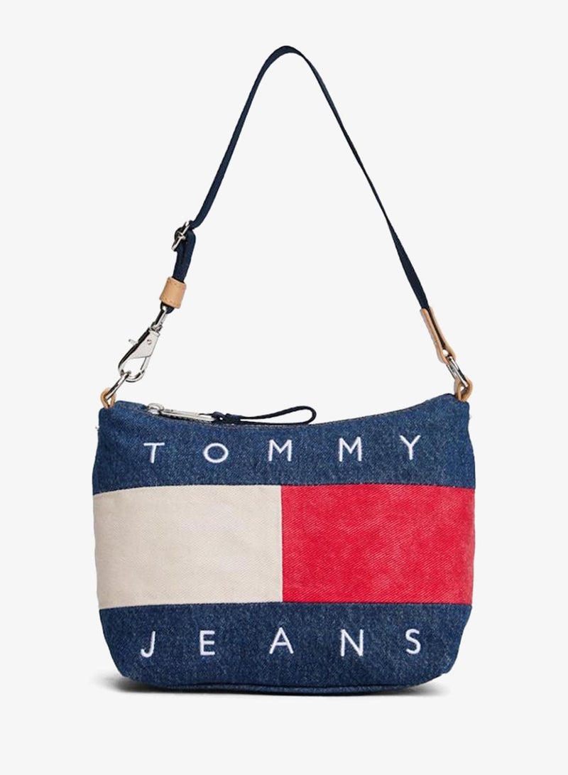 TOMMY JEANS Archive Denim Shoulder Bag - Image 2