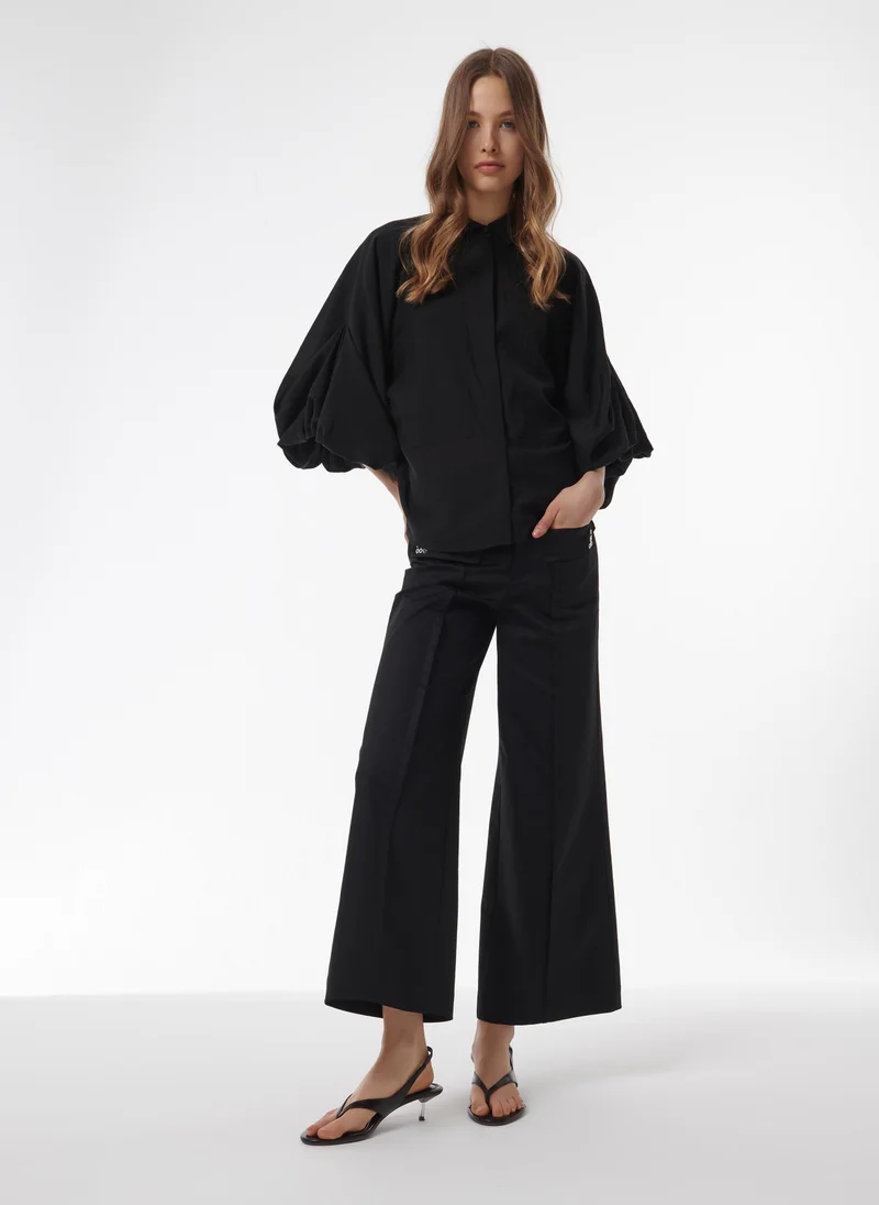 leem Wide Leg Trousers
