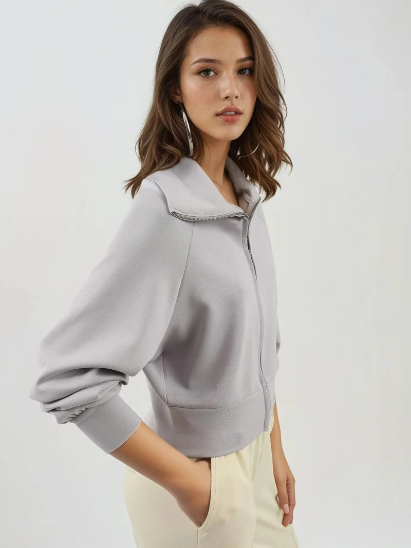 Busem BUSEM Relaxed Fit Zippered Sweatshirt