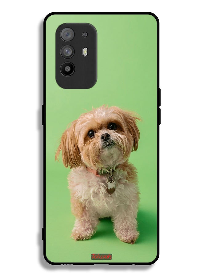 Tolwak Oppo A95 5G Protective Case Cover Cute Puppy - Image 2