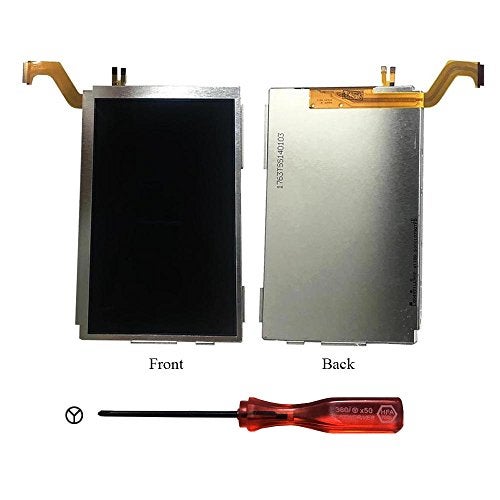 Rinbers® OEM Replacement Top Upper LCD Screen Display for Nintendo 3DS N3DS XL LL 2012-2014 with Y Tool (Not for 3DS or New 3DS XL LL LCD) - Image 1