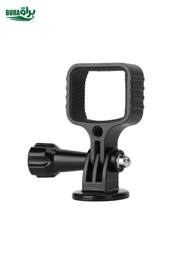 BURAQ For DJI OSMO Pocket 3 Metal Expansion Bracket Adapter Frame Holder with Screw(Black)  - Image 1