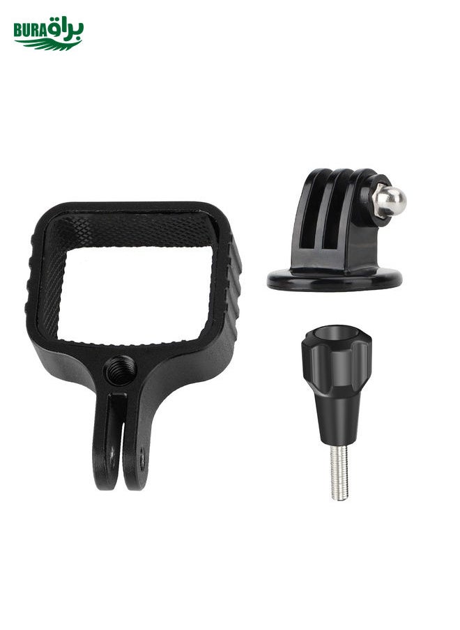 BURAQ For DJI OSMO Pocket 3 Metal Expansion Bracket Adapter Frame Holder with Screw(Black)  - Image 2
