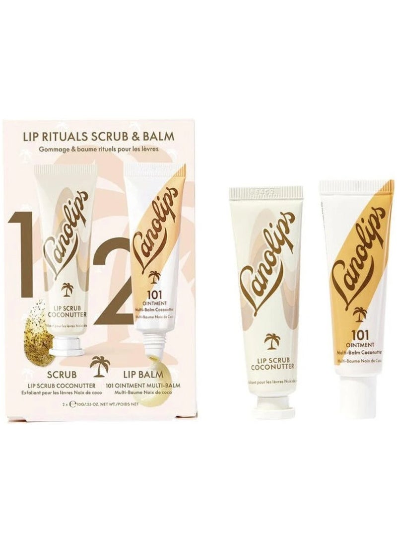 Lanolips Lano Lips – Coconut Lip Scrub & Balm – Læbepleje