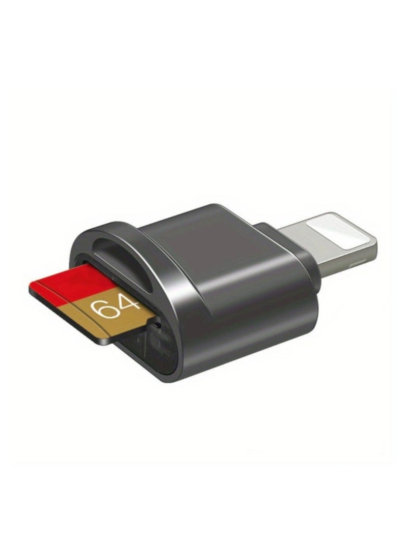 Apple House Connect memory to iPhone Micro TF SD Connector External Memory Card Reader Adapter with Apple iPad Apple MacBook Pro Port. iOS13 System from Lightning to Micro High Speed ​​OTG Memory Card Converter - Image 1