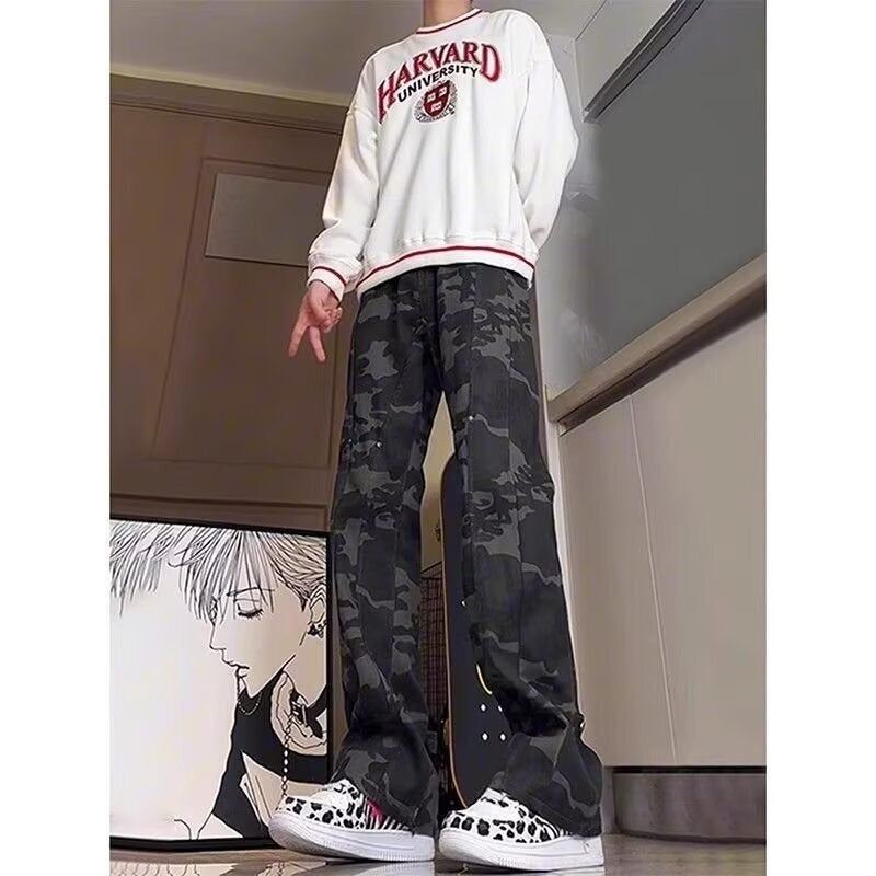Unisex Casual Daily Denim Jeans - Image 2