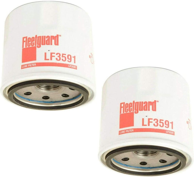 LF3591 Lube Spin-On, Cummins Onan 122-0833 (Pack of 2)