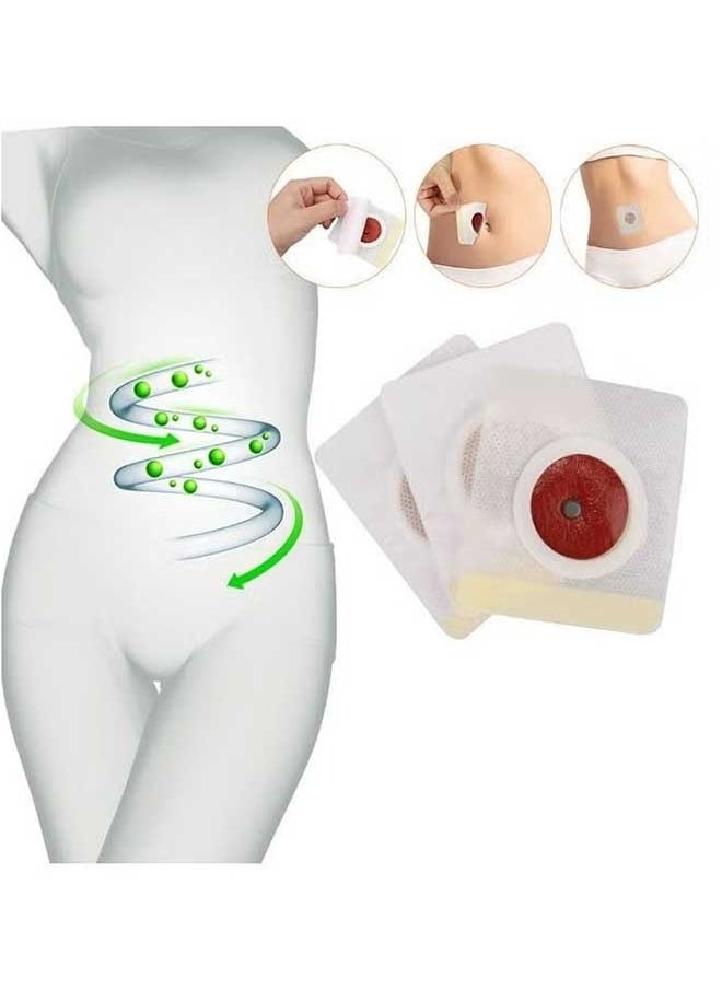 Elaimei - 30 Pieces Slimming Navel Patch, Improving The Metabolic System, Better Stimulating Fat, Effectively Preventing And Inhibiting Fat Synthesis, And Shaping An Ideal Body Shape - Image 1