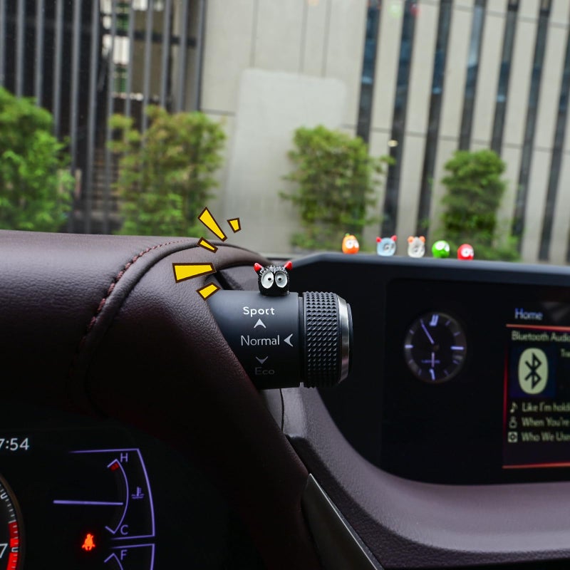 Mevodeata 52 Pcs Cute Soot Sprite Car Decor Rearview Mirror Accessories - Cute Decor for Car Home and Office Gifts(Funny) - Image 4