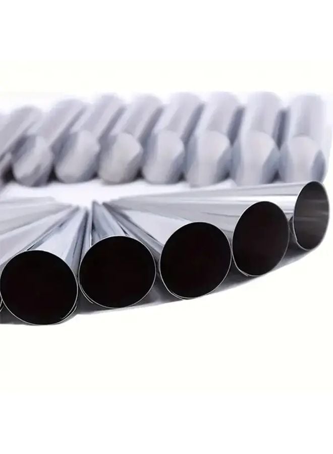 21pcs Stainless Steel Conical Baking Molds Danish Pastry Rolling Tools Cream Horn Shapers - Image 4