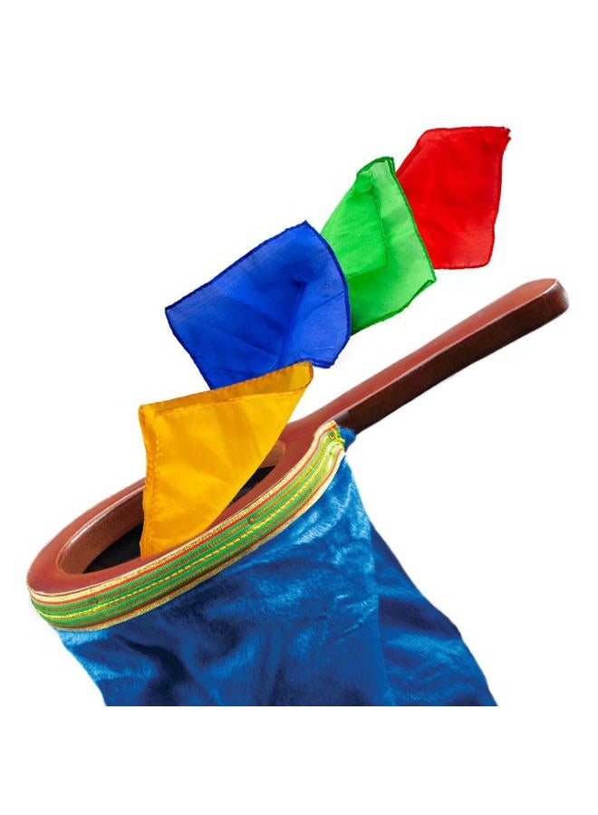 MAGIC MAKERS Magic Zipper Change Bag Magic Trick - Blue Bag - Image 2