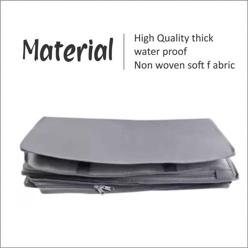 Clothes Storage bags and Closet Organizer | Blanket Storage Bags Foldable with Handle & Transparent Window & Zipper - Pack of 5) - Image 5